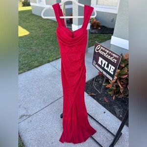 Windsor Striking Red Maxi Dress